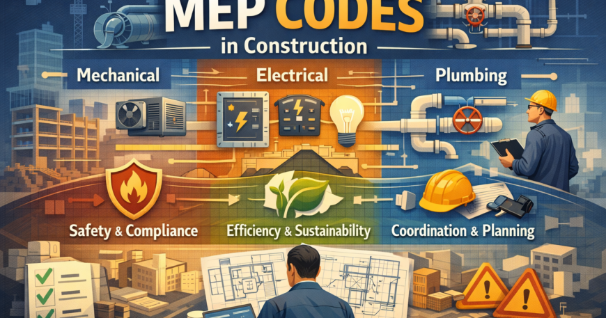 Key Mechanical, Electrical and Plumbing MEP Codes in Construction