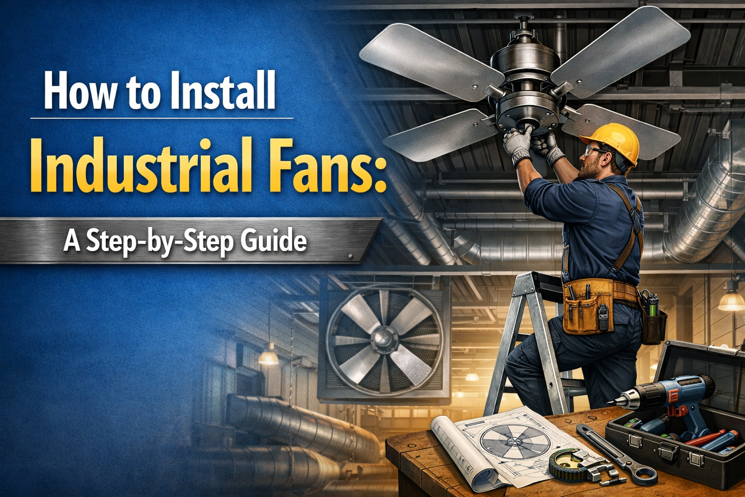 How to Install Industrial Fans: Step-by-Step Installation Guide